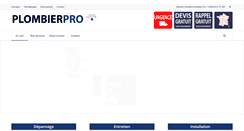 Desktop Screenshot of plombierpro.com