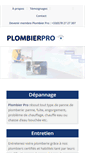 Mobile Screenshot of plombierpro.com